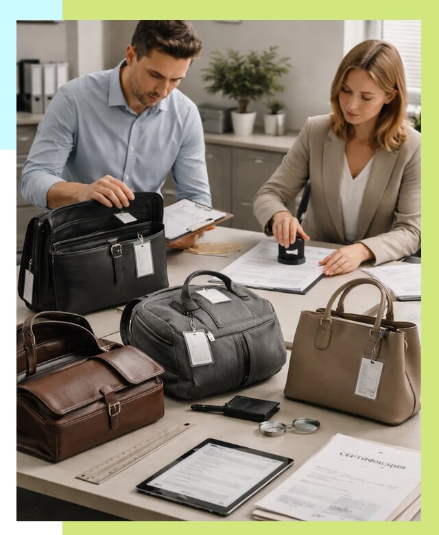 Сертификация сумок в Северске от 7796 руб. | Алешин-Свк