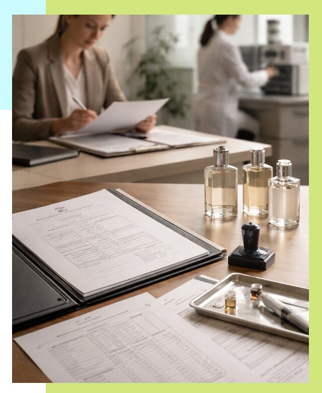 Сертификация парфюмерии в Северске от 15593 р. | Алешин-Свк