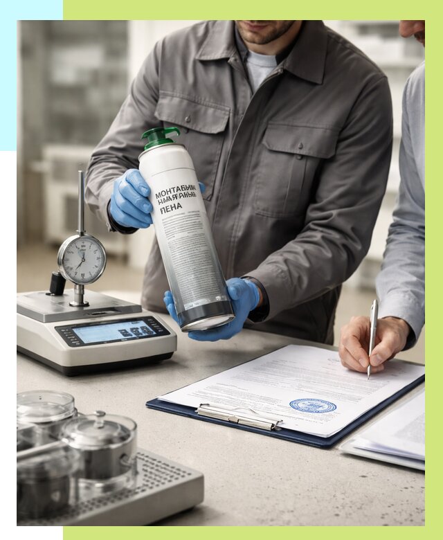 Сертификация монтажной пены в Северске от 15593 р. | Алешин-Свк