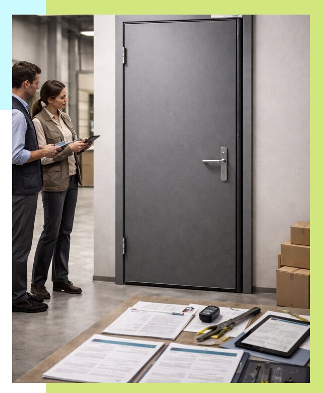 Сертификация противопожарных дверей в Северске от 9356 р. | Алешин-Свк