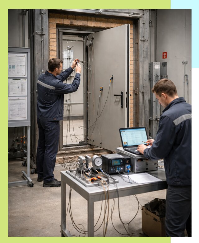 Сертификация противопожарных дверей в Северске по ГОСТ и ТР