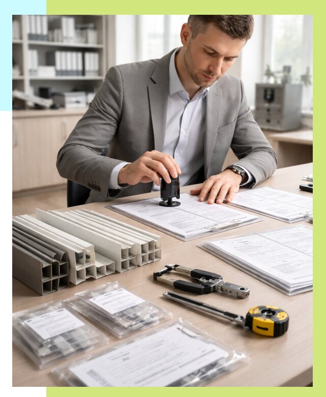 Сертификация ПВХ продукции в Северске от 8836 р., Алешин-Свк