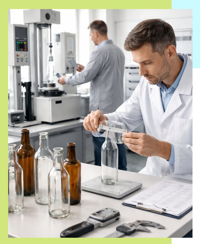 Сертификация стеклянных бутылок и сопутствующей упаковки в Северске