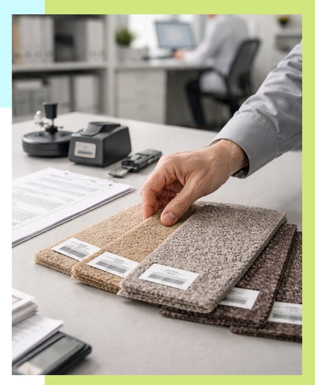 Сертификация ковролина в Северске от 15593 р., Алешин-Свк