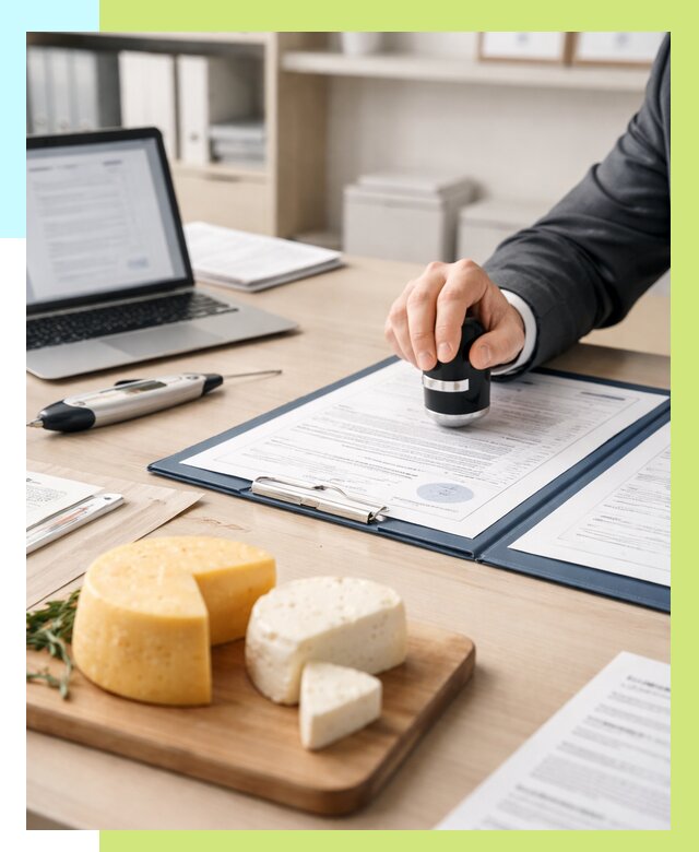 Сертификация сыров в Северске от 15593 р | Сертификат на сыр Алешин-Свк