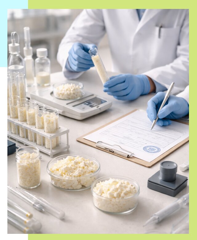 Сертификация творога в Северске от 12474 р. под ключ | Алешин-Свк