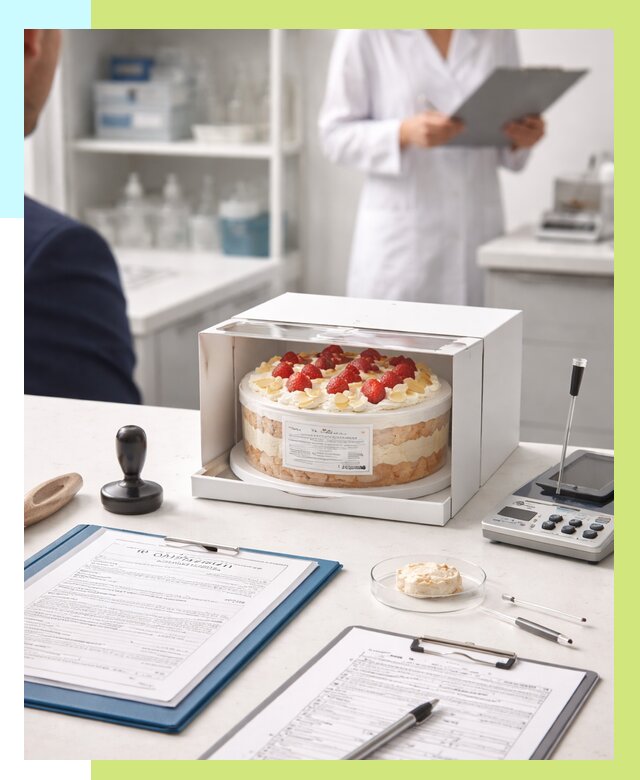 Сертификация тортов в Северске от 9356 р. заказать | Алешин-Свк