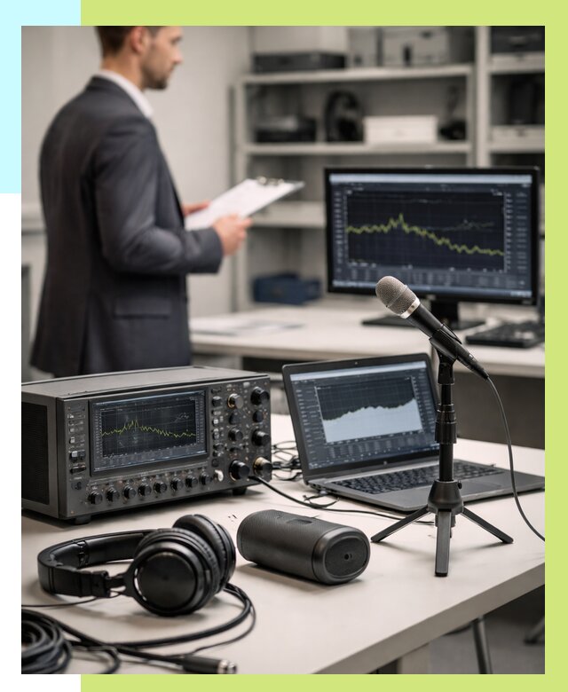 Сертификация аудиотехники в Северске от 15593 р., Алешин-Свк