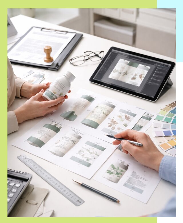 Профессиональная разработка дизайна и текста этикетки продукции в Северске