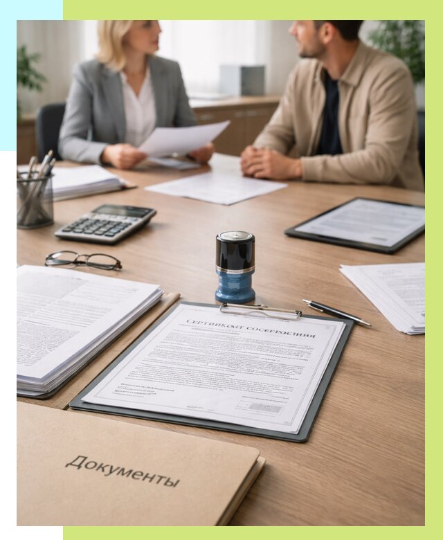 Сертификат соответствия на продукцию в Северске от 15593 р.|Алешин-Свк