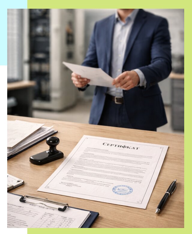 Сертификат на оборудование в Северске от 15593 р. | Алешин-Свк