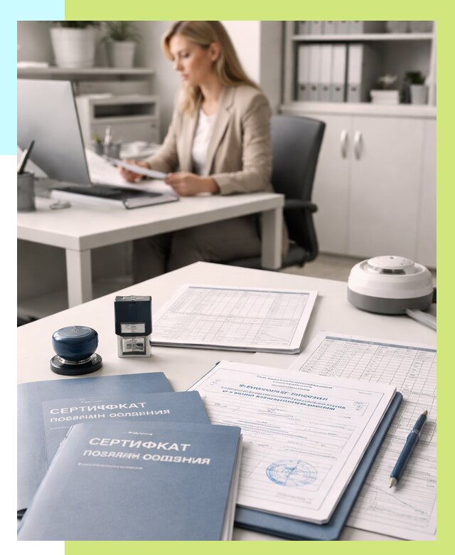 Сертификаты пожарной безопасности в Северске от 15593 р. | Алешин-Свк