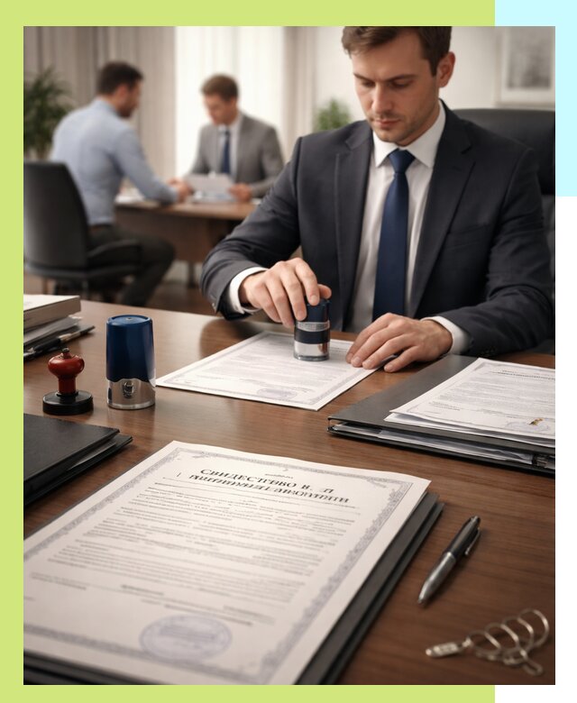 Оформление свидетельства о государственной регистрации в Северске