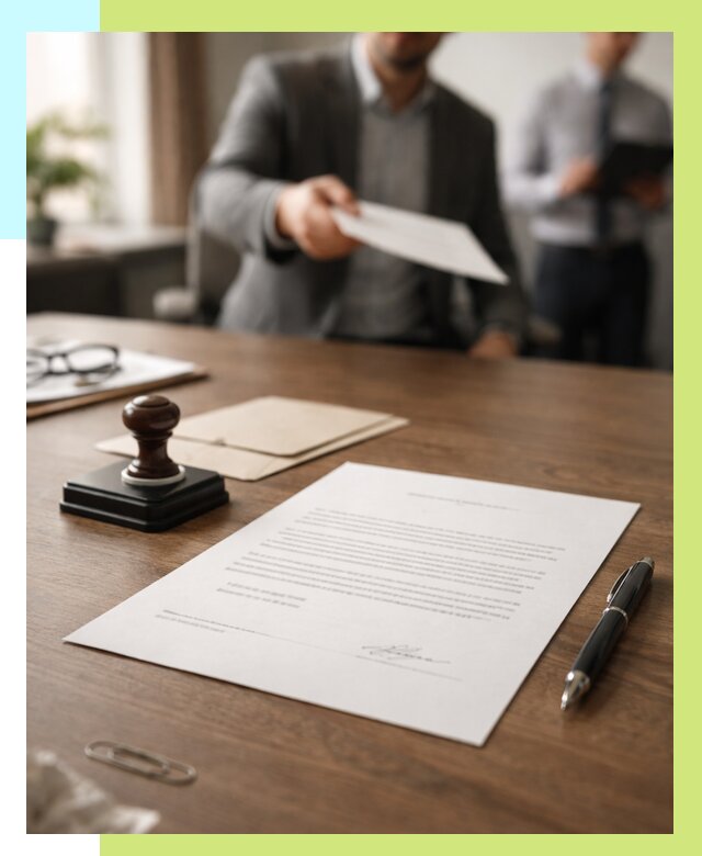 Отказное письмо по сертификации в Северске от 3638 р. | Алешин-Свк