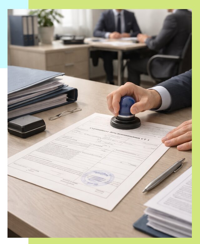 Сертификат происхождения СТ 1 в Северске от 4678 р. | Алешин-Свк