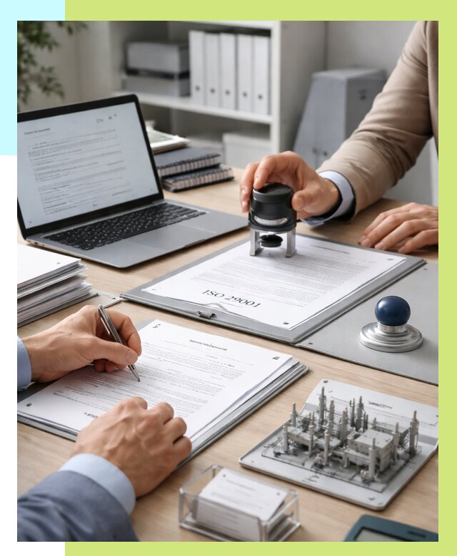 Сертификат ISO 29001 в Северске под ключ от 77963 р. | Алешин-Свк