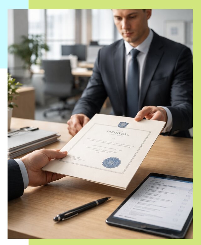 Сертификат ISO 30301 в Северске от 36383 р. | Алешин-Свк - под ключ