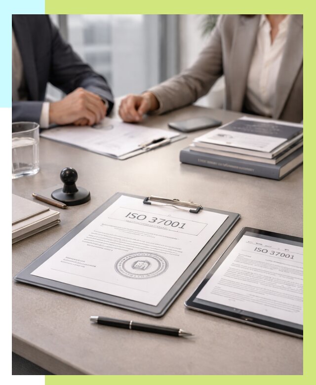 Сертификат ISO 37001 в Северске оформить от 124740 р. Алешин-Свк